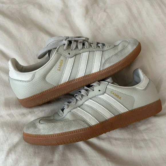 Adidas Samba OG Aluminum Gum Sneakers - Picture 1 of 5